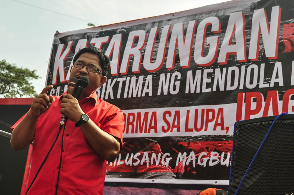 Rafael "Ka Paeng" Mariano ng Kilusang Magbubukid ng Pilipinas | Kuha ni Demie Dangla
