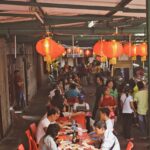 Chinese food in filipino karinderya setting copy