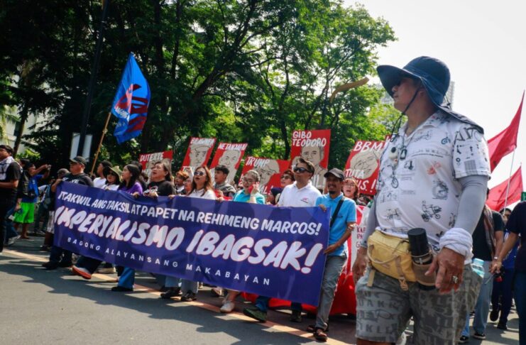Lumalawak na presensyang militar ng US sa Pilipinas, kinondena ng mga grupo sa Araw ng Kalayaan.