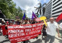 ‘DOLE, itigil ang drama! Wage increase, ipatupad na!” – KMU